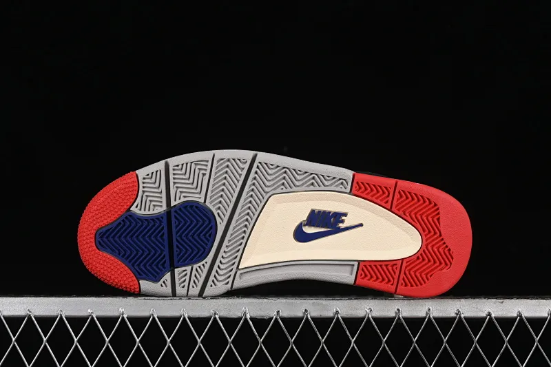 All categories Air Jordan Jordan series basketball shoes Air Jordan 4 Air Jordan 4 Retro "Lase" AJ4 Joe 4 black gray blue color FV5029-003